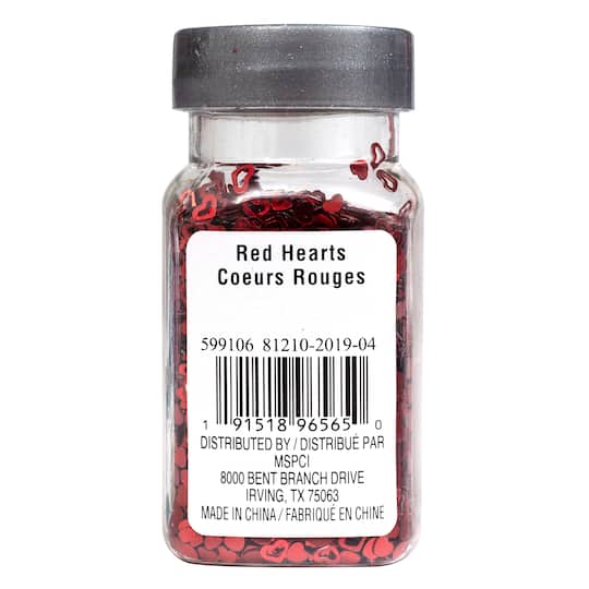 Open & Closed Heart Shaped Glitter by Recollections™